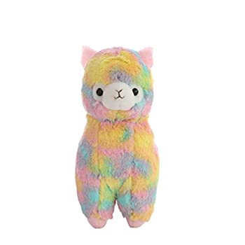 yÁzyAiEgpzCuddly Soft Baby Stuffed Toy 18cm Llama Rainbow Alpaca Doll Lamb Stuffed Animal Toys Kids' Plush Pillow Cushion Fiesta Toy Graduation V