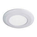 【中古】【輸入品・未使用】Armacost Lighting 214411 3-3/4インチ ラウンドフラットパネル固定具 ソフトホワイト 3000K ウェイファー 薄型 LEDパックライト 調光機能付き