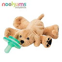 【中古】【輸入品・未使用】Nookums おしゃぶりホルダー ぬいぐるみ おしゃぶり付き (レトリバー) [並行輸入品]