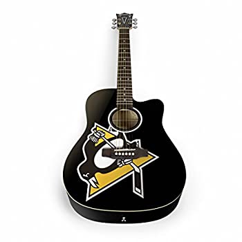【中古】【輸入品・未使用】The Sports Vault ウッドローギター NHL ピッツバーグ・ペンギンズ アコースティックギター