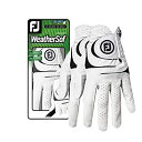 【中古】【輸入品・未使用】FootJoy レディース WeatherSof ゴルフグローブ 2個パック ホワイト M 左手用