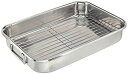 【中古】【輸入品・未使用】ExcelSteel 592?Roastingパン、ステンレス