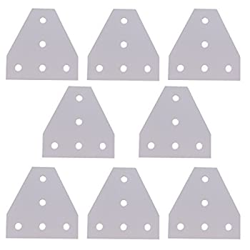 【中古】【輸入品・未使用】Mergorun 3Dプリンター アルミニウム T型 5穴 60x60x4mm 接合プレート 2020..