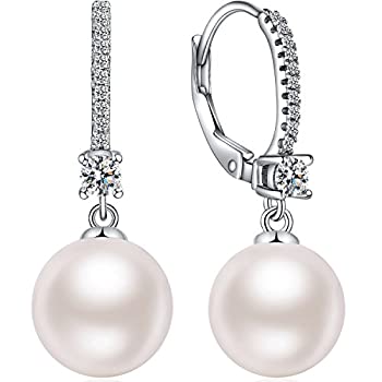 【中古】【輸入品・未使用】ZowBinBin Sterling Silver Imitation Pearl Drop Earrings 【中古】【輸入品・未使用】ZowBinBin Sterling Silver Imitation Pearl Drop Earrings