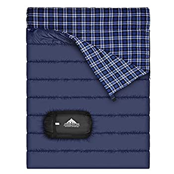 šۡ͢ʡ̤ѡAgemore Cotton Flannel Double Sleeping Bag for Camping%...