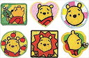 【中古】【輸入品・未使用】POOH 刺繍アイロンワッペン6柄セット