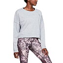 【中古】【輸入品・未使用】Under Armour レディース フェイバリット テリークロップ クルー X-Large グレイ