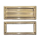【中古】【輸入品・未使用】BRASS Accents A07-M0070-609 メールスロット 3インチ x 10インチ アンティーク真鍮
