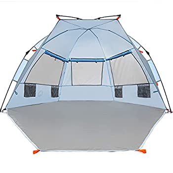 šۡ͢ʡ̤ѡEasthills Outdoors Instant Shader Extended Easy Up Beach Tent Sun Shelter - Extended Zippered Porch Included 141¹͢