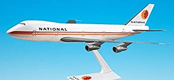 【中古】【輸入品 未使用】Flight Miniatures National Airlines 1967 ボーイング 747-100/200 1:250スケール REG N7772 ディスプレイモデル スタンド付き
