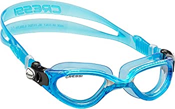 【中古】【輸入品 未使用】Cressi Flash Clear Lens Swim Goggles カンマ Blue/Blue