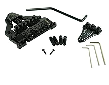 【中古】【輸入品・未使用】FLOYD ROSE FR FRX TOP MOUNT TREMOLO%カンマ% BLACK (TAILPIECE STUD BRIDGE) フロイドローズ FRX ロック式トレモロ セット ブラック [並行輸入品]