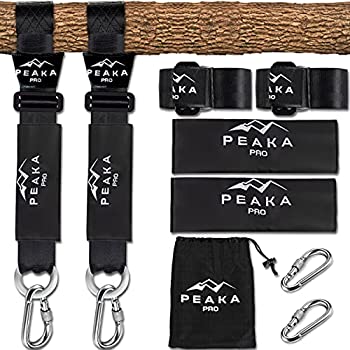 【中古】【輸入品 未使用】Extra Long (7 foot) Adjustable Tree Swing Straps Hanging Kit - Safe Hammock and Swing Hangers Set - Professional Climbing Hardware - Ul