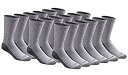 【中古】【輸入品・未使用】Dickies (ディッキーズ) 湿気コントロールクルーソックス メンズ Dri-tech マルチパック US サイズ: Shoe Size: 6-12 カラー: グレー