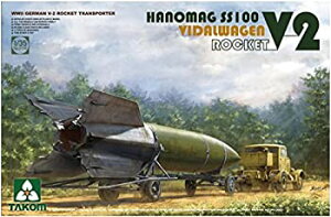 【中古】【輸入品・未使用】TAKOM 1/35 第二次世界大戦 ドイツ軍 V2ロケットwithハノマーグSS100トラクター&フィダルワーゲン プラモデル TKO2110