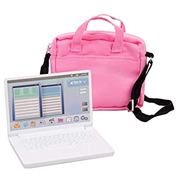 楽天スカイマーケットプラス【中古】【輸入品・未使用】Computer Laptop with Carrying Bag for American Girl and other 46cm dolls - Compare Durable Metal Construction