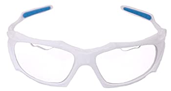 【中古】【輸入品・未使用】(White%カンマ% Clear) - Python Full Framed Racquetball Eye Protection ..