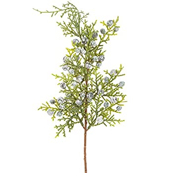 【中古】【輸入品・未使用】グリーンJuniper pick with Berries : 12インチ