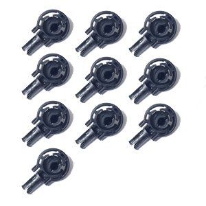 【中古】【輸入品・未使用】LEGOブロック・純正パーツ＜テクニック＞Technic Rotation Joint Ball Loop with Two Perpendicular Pins with Friction (10個%カンマ% Black) [並(3)