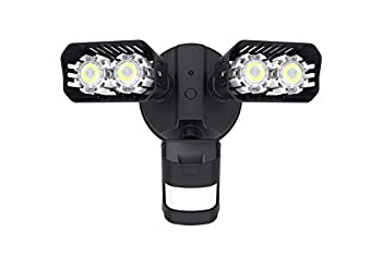 【中古】【輸入品 未使用】SANSI LED Security Lights カンマ 18W (150Watt Incandescent Equiv.) Motion Sensor Lights カンマ 1800lm 5000K Daylight Waterproof Outdoor Flo