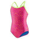【中古】【輸入品・未使用】Speedo Women's Flipturns Propel Back%カンマ% Pop Yellow Reptastic%カンマ%...