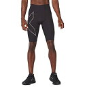 【中古】【輸入品・未使用】2XU MCS RUN COMPRESSION TIGHTS - G3 ランニング コンプレッションタイツ ブラック/ブラックRF(B...