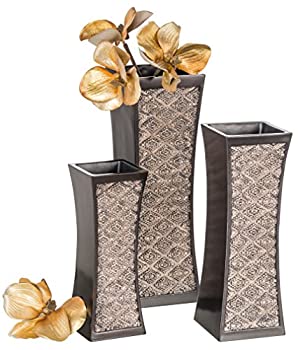 【中古】【輸入品・未使用】Dublin Decorative Vase Set of 7.6cm Gift Box%カンマ% Durable Resin Flower Vase set Decor%カンマ% Rustic Decorated Dining Table Centrepiece Va