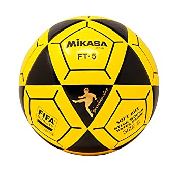 【中古】【輸入品・未使用】Mikasa FT5 ゴールマスター サッカーボール ブラック/イエロー サイズ5