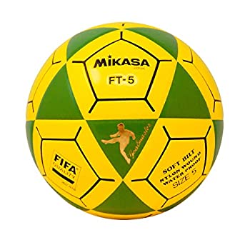 【中古】【輸入品・未使用】Mikasa FT5ゴールマスターサッカーボール、グリーン/イエロー、サイズ5