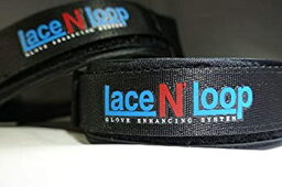 【中古】【輸入品・未使用】Lace N‘ Loop［レースンループ］紐式グローブ用ストラップ（ペア）（黒）