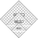 【中古】【輸入品・未使用】Bloc Loc Half Square Triangle Ruler Set 5.1cm - 6.4cm 11cm%カンマ%17cm...