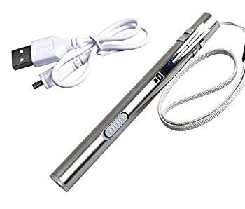 【中古】【輸入品・未使用】LEDライト 充電式ライト USB充電 電池式ライト 懐中電灯 防犯 防災 アウト..