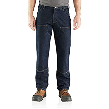 【中古】【輸入品・未使用】Carhartt Men's Rugged Flex Relaxed Double Front Jean%カンマ% Erie%カンマ% 33 x 34