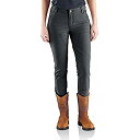 šۡ͢ʡ̤ѡCarhartt Women's Slim Fit Crawford Double Front Pant%% Shadow%% 16