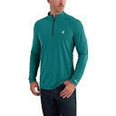 【中古】【輸入品・未使用】Carhartt メンズ フォースエクストリーム クォータージップ US サイズ: X-Large カラー: グリーン(4)