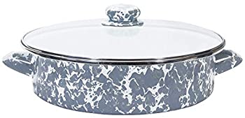 šۡ͢ʡ̤ѡGolden Rabbit Enamelware 8?Quart Gray Swirlơѥ