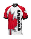 【中古】【輸入品・未使用】World Jerseys Canada Maple Leaf メンズ サイクリングジャージ