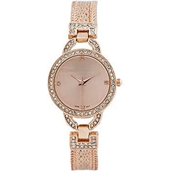 【中古】【輸入品・未使用】Rosemarie Collections レディース クリスタル装飾ブレスレットウォッチ