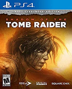 【中古】【輸入品・未使用】Shadow of the Tomb Raider - Croft Steelbook Edition (輸入版:北米) - PS4