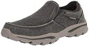 【中古】【輸入品・未使用】Skechers Men's Creston-MOSECO Moccasin%カンマ% Charcoal%カンマ% 9.5 Wide ...