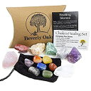 【中古】【輸入品 未使用】Beverly Oaks Energy Infused Natural Raw Healing Crystals and Tumbled Stones - Chakra Stones For Crystal Healing - The Ultimate Chakra K