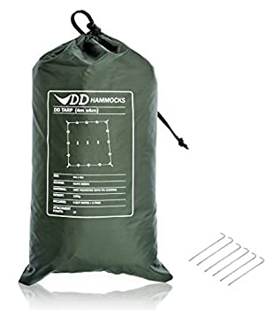 šۡ͢ʡ̤ѡDD Tarp  4x4 ѿ 3000mm Ȥ䤹 &6 x 9%֥륯% Tent Pegs å (Olive green) [¹͢]