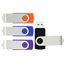 【中古】【輸入品・未使用】VICFUN 4パック 16GB USBフラッシュドライブ USB 2.0 フラッシュドライブ 16GB マルチカラー バルク