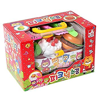 【中古】【輸入品・未使用】MIZU toy おままごと セット ごっこ遊び ピクニック遊び 子供たちが プレイ食品台所のおもちゃ知育玩具の果物 の食品キッチンプレイセット 収納