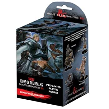 WizKids Dungeons and Dragons: Icons of The Realms: Monster Menagerie 3 - Pre Painted Plastic Figures Booster Box 