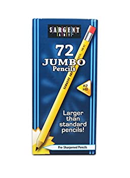 yÁzyAiEgpzSargent Art 72 Jumbo Pencils Class Pack%J}% Beginner Yellow Pencils (22-7276)