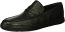 【中古】【輸入品・未使用】FitFlop Men's Boston Leather Loafers%カンマ% Black%カンマ% 8 M US