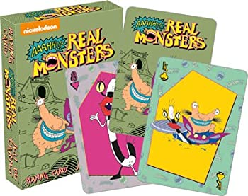 【中古】【輸入品・未使用】Nickelodeon（ニコロデオン）Aaahh!!! Real Monsters（ぎゃあ!!!リアル・モンスターズ）Playing Card（トランプ） [並行輸入品]