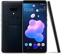 【中古】【輸入品・未使用】HTC U12+ 6GB/128GB Dual SIM (Translucent Blue/ブルー) SIMフリー 並行輸入品