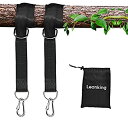 yÁzyAiEgpz(5ft) - 2 PCS Tree Swing Straps%J}%LeanKing Tree Swing Hanging Kit Holds Max 910kg with Two Heavy Duty Carabiners (Stainless Steel) fo